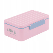 Śniadaniówka Lunch Box ruchoma przegródka Backup C36 Różowa Derform SB6C36