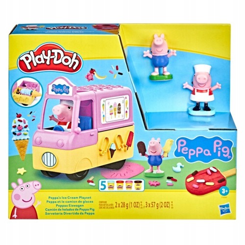  PLAY-DOH CIASTOLINA ŚWINKA PEPPA SAMOCHÓD Z LODAMI HASBRO F3597