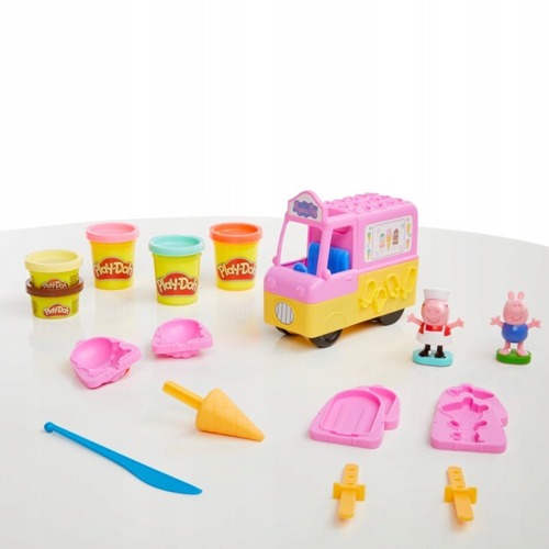  PLAY-DOH CIASTOLINA ŚWINKA PEPPA SAMOCHÓD Z LODAMI HASBRO F3597