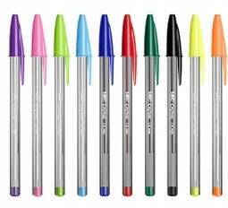 BIC Długopis Cristal Multi Colour mix Pouch 10szt