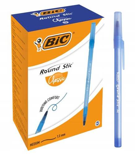 BIC Długopis niebieski Round Stic Classic Pudełko 60szt