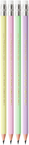 BIC Evolution Ołówek z gumką HB Pastel blister 5 szt.