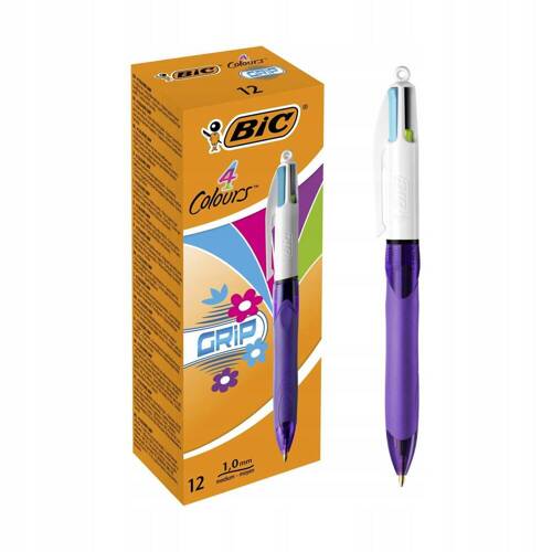 BIC GRIP DŁUGOPIS AUTOMATYCZY 4W1 4 KOLORY PASTELE