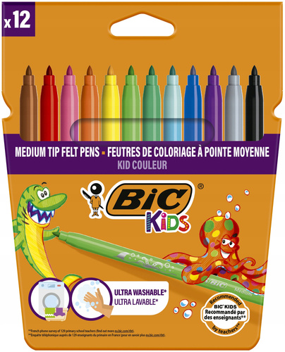 BIC Kids Flamastry Mazaki Kid Couleur 12 kolorów