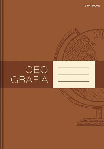 BRULION ZESZYT KRATKA A5 80K TWARDA OPR. GEOGRAFIA