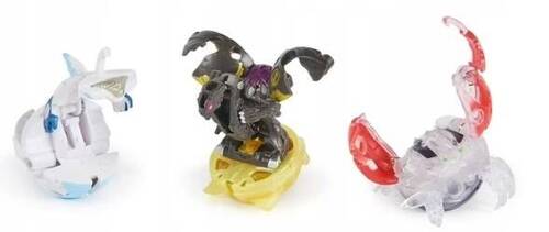 Bakugan 3.0 Attack Zestaw Startowy 3-pak Dragonoid Hammerhead Butterclaw