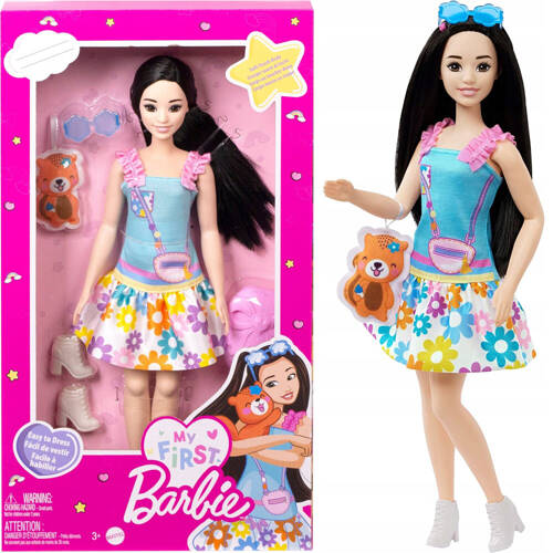 Barbie Moja Pierwsza Lalka 34 cm. z liskiem HLL22