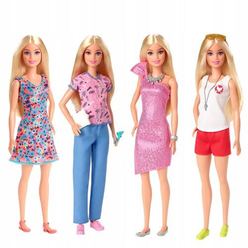 Barbie Zestaw Garderoba Szafa z ubrankami akcesoriami Lalka HGX57