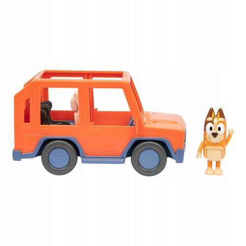 Bluey Pojazd Samochód Terenowy Family Road Trip 4x4 figurka Chilli Moose