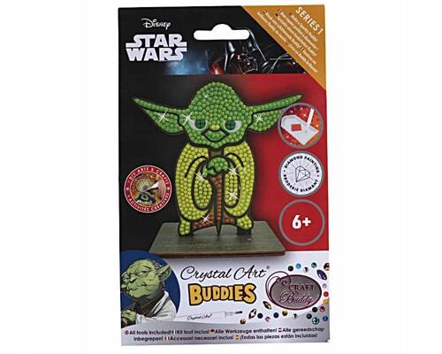 Buddies Crystal Art Mozaika Diamentowa szablon Star Wars Yoda