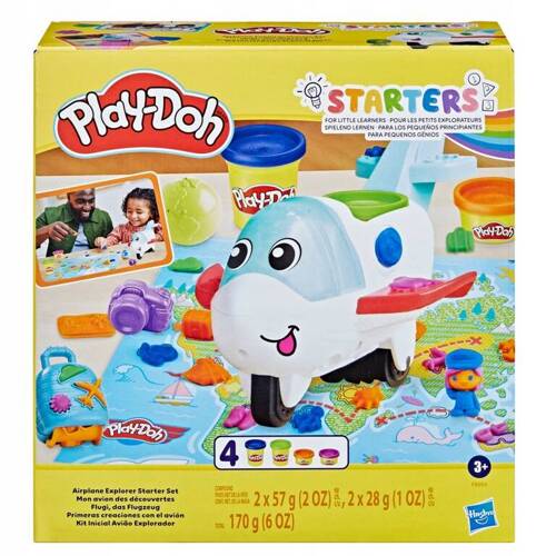 Ciastolina Play-Doh Starters zestaw Samolot Odkrywcy HASBRO F8804