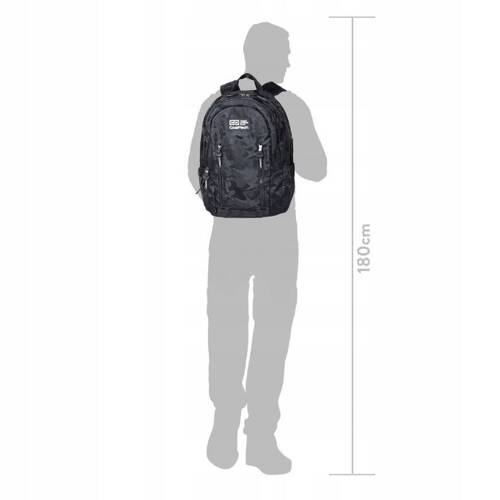 CoolPack Impact Plecak szkolny młodzieżowy Camo Black moro E31633