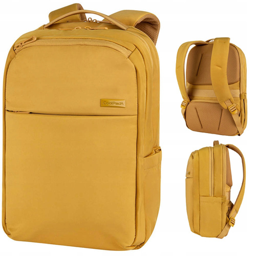 Coolpack Bolt Plecak biznesowy na laptopa 15,6" Mustard musztardowy E51005