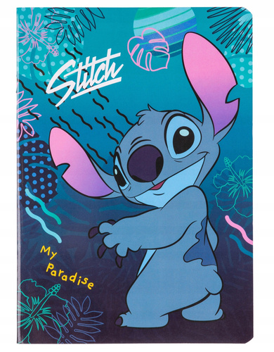 Coolpack Disney Stitch Zeszyt A5 32 k. linia podwójna dwukolorowa 77990PTR