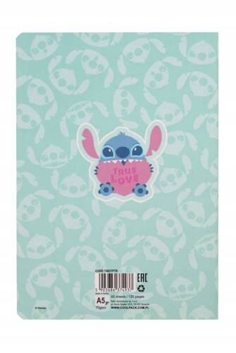 Coolpack Disney Stitch Zeszyt A5 60 kartek w kratkę 74937TR