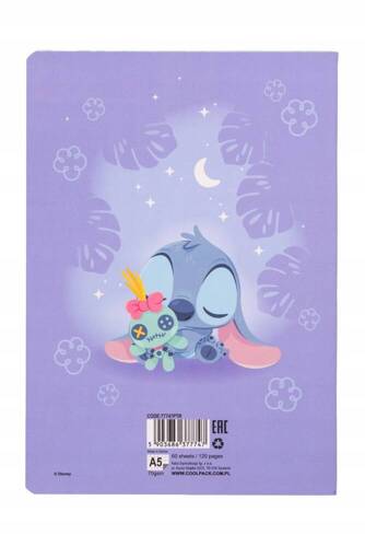 Coolpack Disney Stitch Zeszyt A5 60 kartek w kratkę 77747PTR