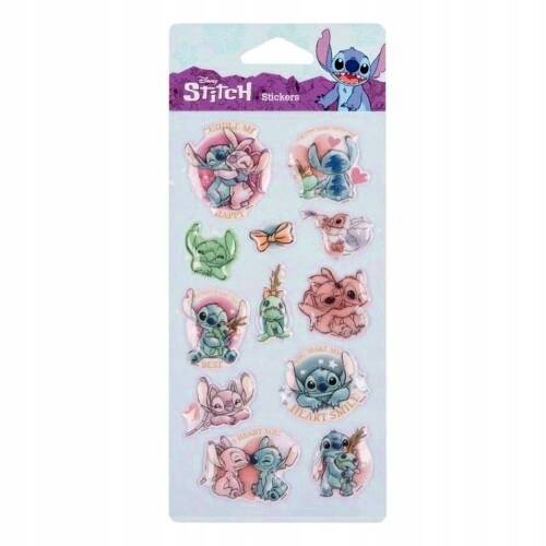 Coolpack Disney Wzór 6 Naklejki pop up 3D wypukłe 12 szt. Stitch 75477PTR