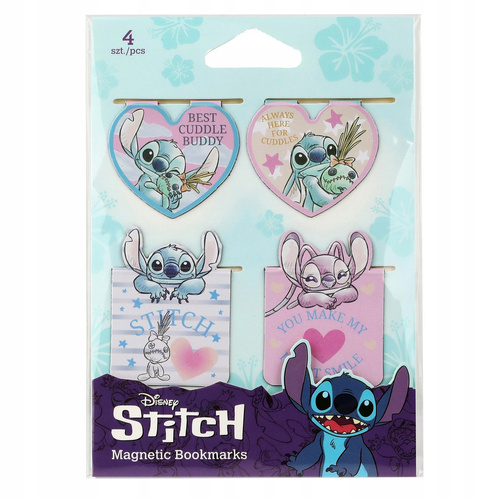 Coolpack Disney Zakładki magnetyczne do książek 4 szt. Stitch 75354PTR