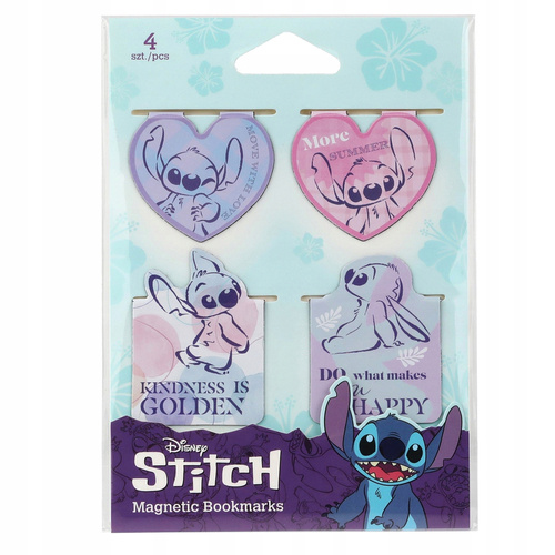 Coolpack Disney Zakładki magnetyczne do książek 4 szt. Stitch 75378PTR