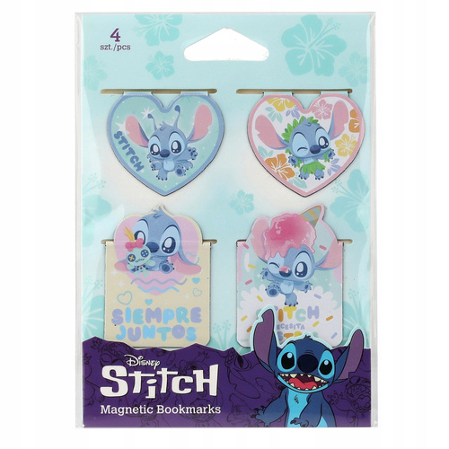 Coolpack Disney Zakładki magnetyczne do książek 4 szt. Stitch 75385PTR