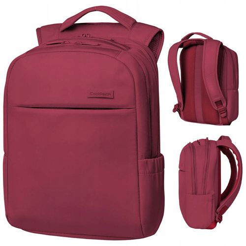 Coolpack Force Plecak biznesowy na laptopa 14' Burgundy burgundowy E42010