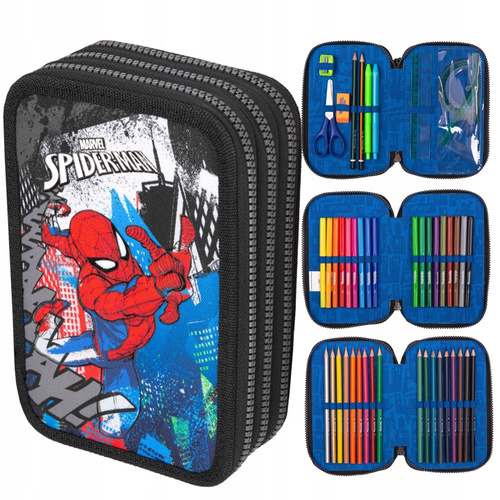 Coolpack Jumper 3 Disney Piórnik potrójny z wyposażeniem Spiderman F067777