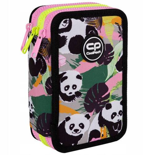 Coolpack Jumper 3 Piórnik potrójny z wyposażeniem Panda Gang F067829