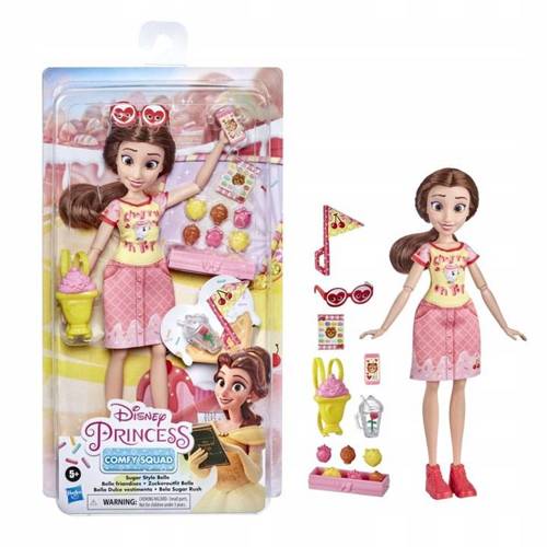 DISNEY PRINCESS COMFY SQUAD BELLA + AKCES. HASBRO E8405