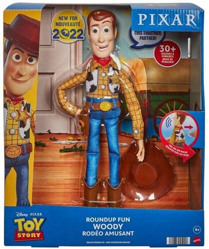 Disney Pixar Toy Story Figurka z dźwiękami Kowboj Chudy Woody 30 cm. HFY35
