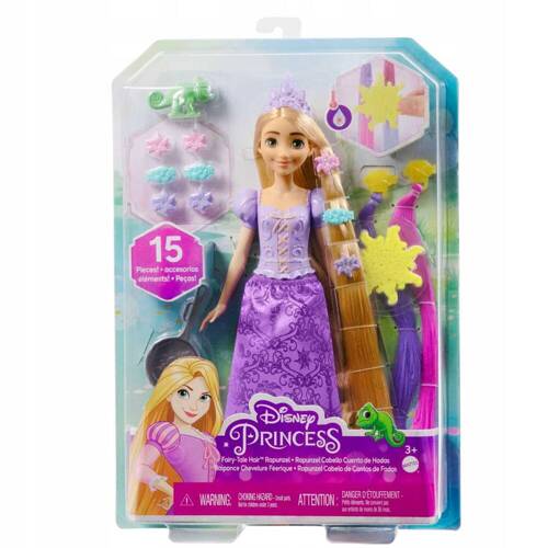 Disney Princess Lalka Roszpunka Bajkowe Włosy zmiana koloru Mattel HLW18