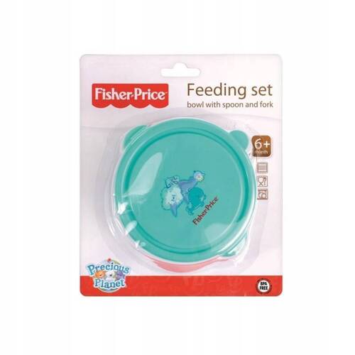 FISHER PRICE ZESTAW KARMIENIA BLUE SZTUĆCE 286123