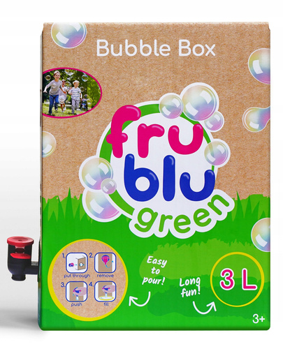 FRU BLU Bubble Box z kranikiem Płyn do baniek 3L DKF0398