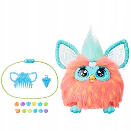 FURBY 2.0. INTERAKTYWNA MASKOTKA KORALOWA HASBRO F6744