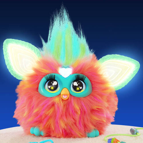 FURBY 2.0. INTERAKTYWNA MASKOTKA KORALOWA HASBRO F6744