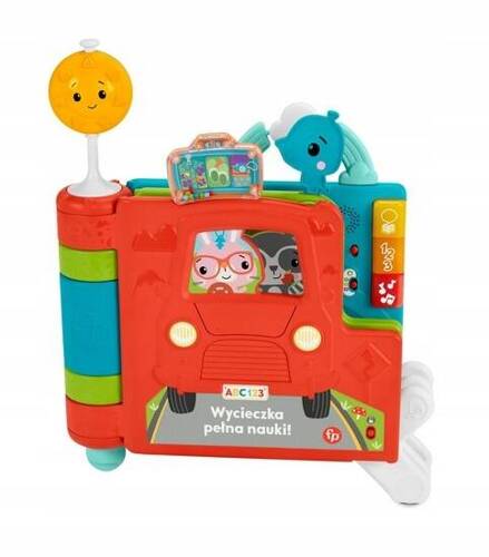 Fisher Price Interaktywna Olbrzymia Książka Aktywności Edukacyjna 2w1 HCL06