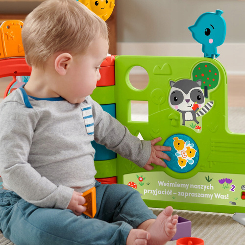 Fisher Price Interaktywna Olbrzymia Książka Aktywności Edukacyjna 2w1 HCL06