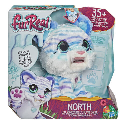 Fur Real Friends Interaktywny Tygrys Szablozębny dźwięk ruch Hasbro E9587