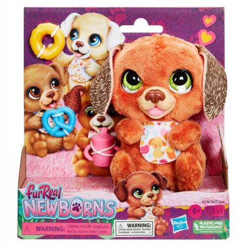 FurReal Newborns Interaktywny Pluszowy Piesek dźwięki Hasbro F6798