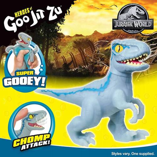 GOO JIT ZU JURASSIC WORLD FIGURKA DINOZAUR BLUE