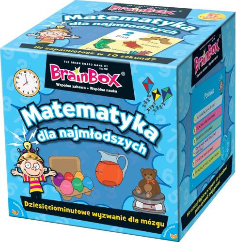 GRA BRAINBOX MATEMATYKA DLA NAJMŁODSZYCH PL REBEL 15090