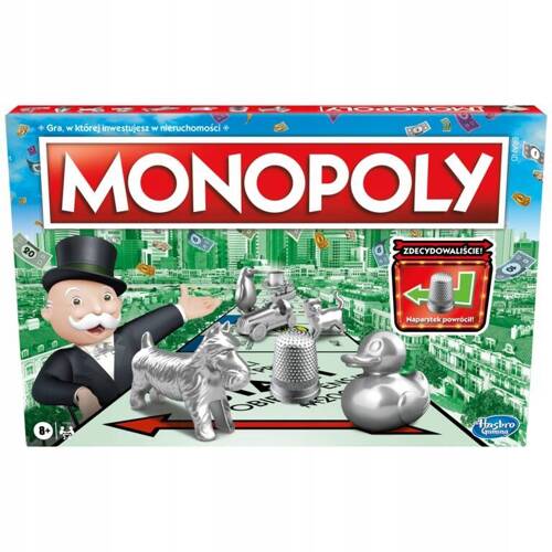 Gra Monopoly klasyczny polska wersja HASBRO C1009