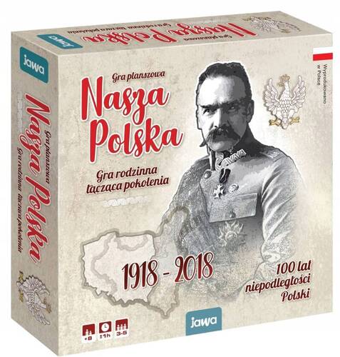 Gra rodzinna planszowa Quizz Nasza Polska 100 lat niepodległości Jawa