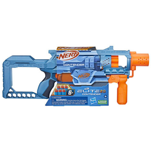 Hasbro Nerf Elite 2.0 Contender miotacz wyrzutnia + 6 strzałek F6787