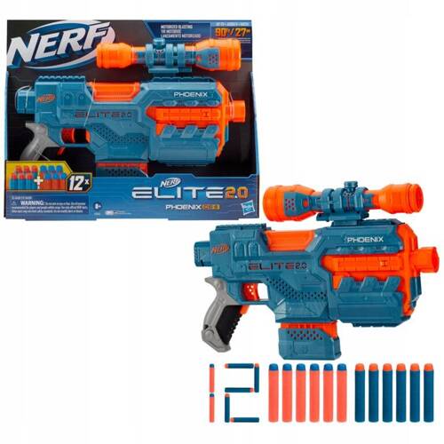 Hasbro Nerf Elite 2.0 wyrzutnia automatyczna Phoenix CS-6 E9961