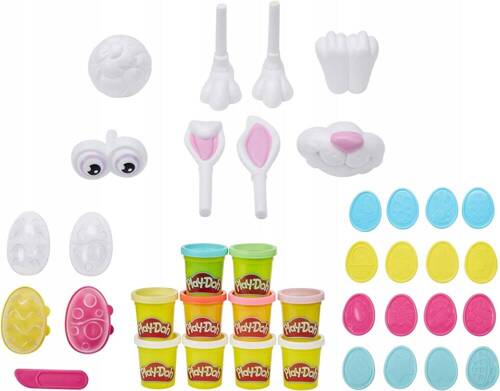 Hasbro Play-Doh Ciastolina Zestaw Wielkanocny Króliczek Jajeczka F0647