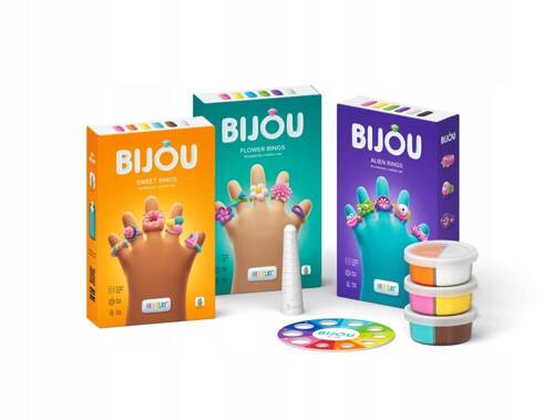 Hey Clay Masa Plastyczna BIJOU biżuteria pierścionki Sweet Rings HCL31002