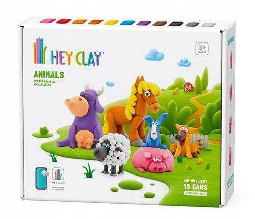 Hey Clay Masa Plastyczna Zwierzęta Tm Toys HCL15012