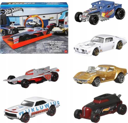 Hot Wheels Legends Zestaw kolekcjonerski limitowany 6 autek HRX55