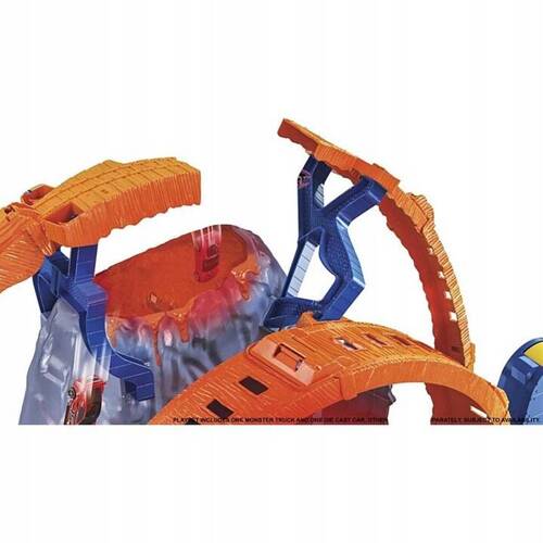 Hot Wheels Monster Trucks Mega Zestaw T-Rex Wulkan Kaskaderska Arena GYL14