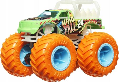 Hot Wheels Monster Trucks auto świecące w ciemności Haul Y'all HVH78